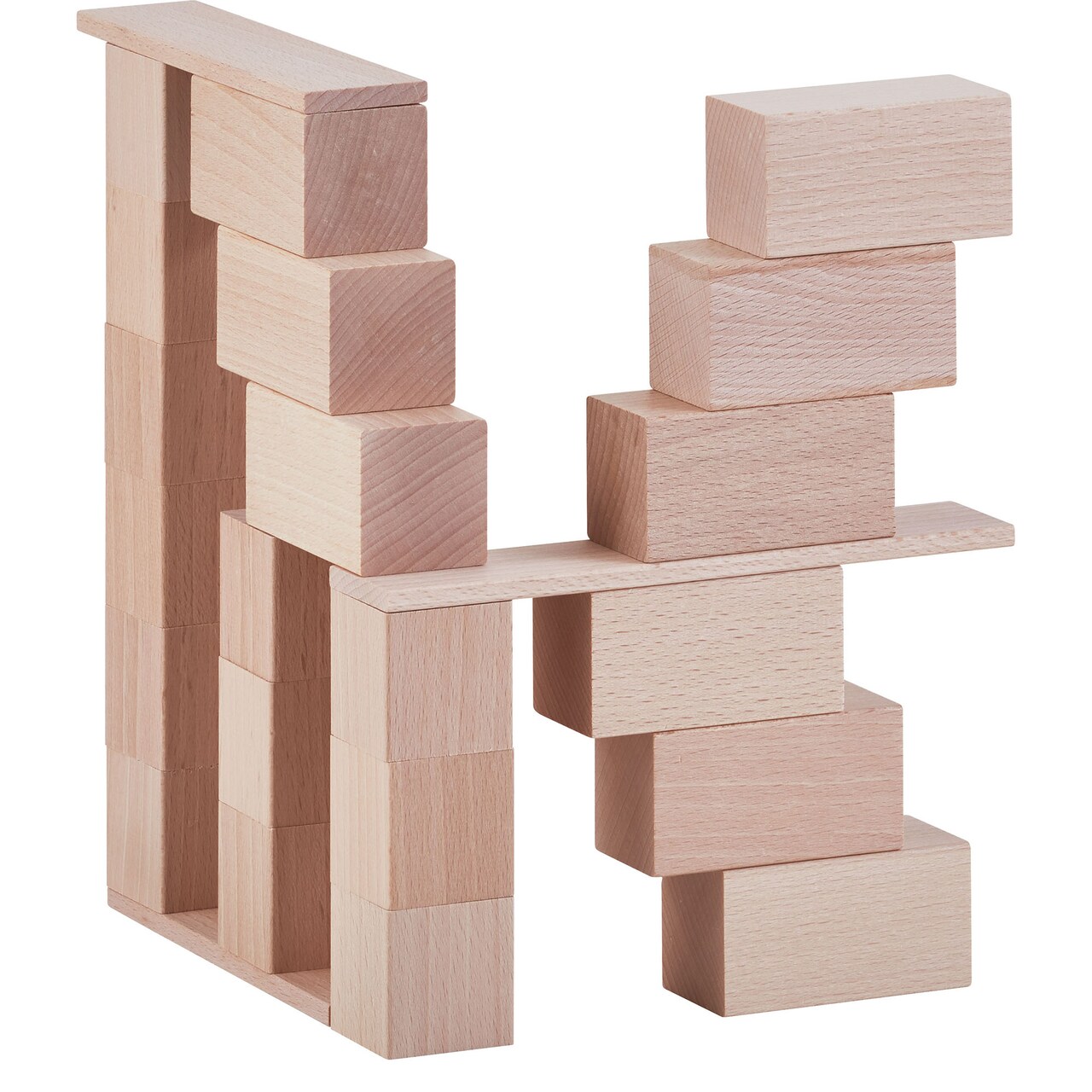 HABA Clever Up! Building Wooden Block System 4.0 for Ages 12 Months to 8 Years